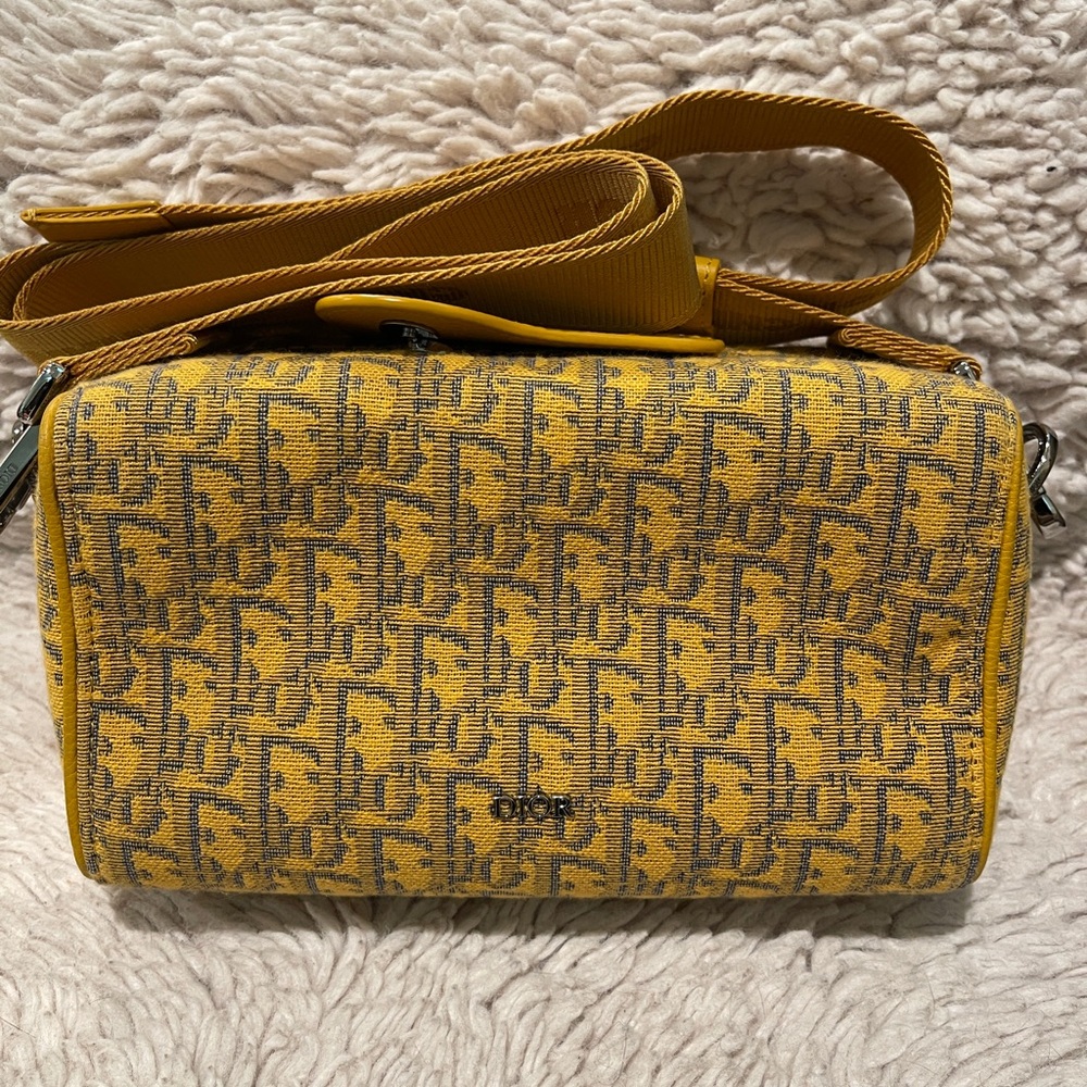 Dior Yellow Patterned Women's Bag